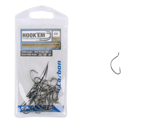Hook Em Wide Gape Allrounder X Hook - COLOUR Nickel Coated - X Per Pack – view 1
