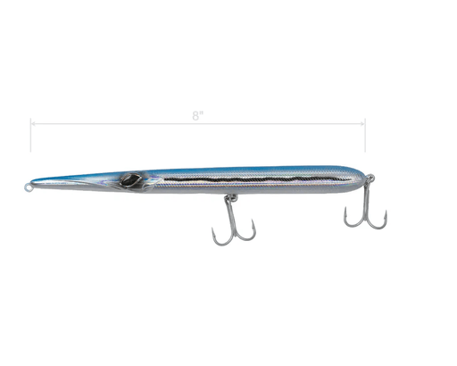 Hook Em Surface Hard Body Lure 8 Inch 31g Blue Bait Australian Made