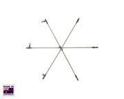 Teaser Dredge Extension Bar with Gimble Location 3 Positions