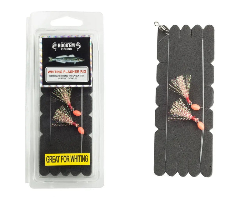 Flash Whiting Rigs With 2 Circle Hooks Size 4 Australian Made