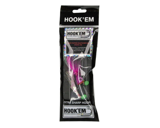 Hook Em Surf Popper Snatcher - X Double Hook Rig - COLOUR – view 1
