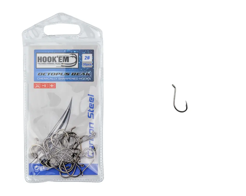 OBH2#30 - Octopus Beak Hook 2# - 30 Pack