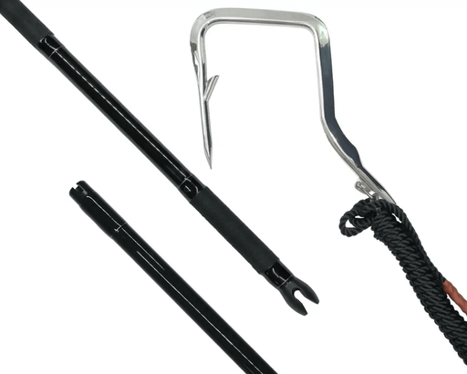 Hook Em Cast Diamond Flying Gaff - 8 Inch (200mm) Hi-Tensile Stainless Steel Head