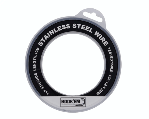 Hook Em Australian Made Black Coated 1.8mm Wire 300lb 110m Bulk Rigging – view 2