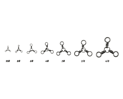 Hook Em Cross Line 3 Way Swivel 6Lb Rating 15Kg 20 Per Pack – view 2