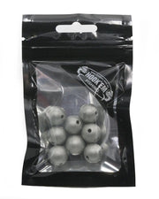 Non Lead Round Silver Sinker 30g 19.7 Dia 2.5mm Hole Pack of 5