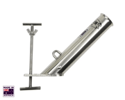 Jetty Rod Holder Stainless Steel 44mm Opening 42mm ID 30 Degree Offset