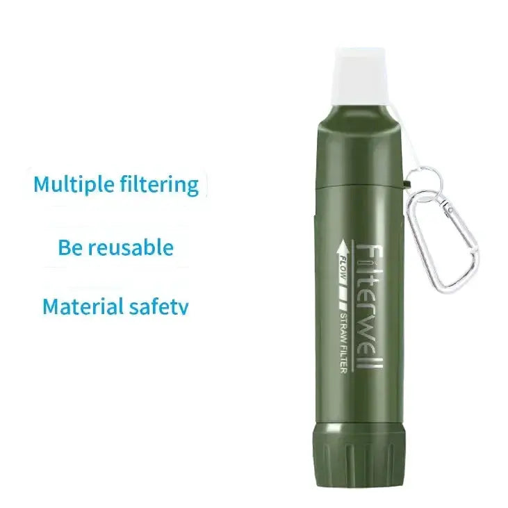 Mini Portable Camping Water Filter & Drinking Water Purifier by Habicare
