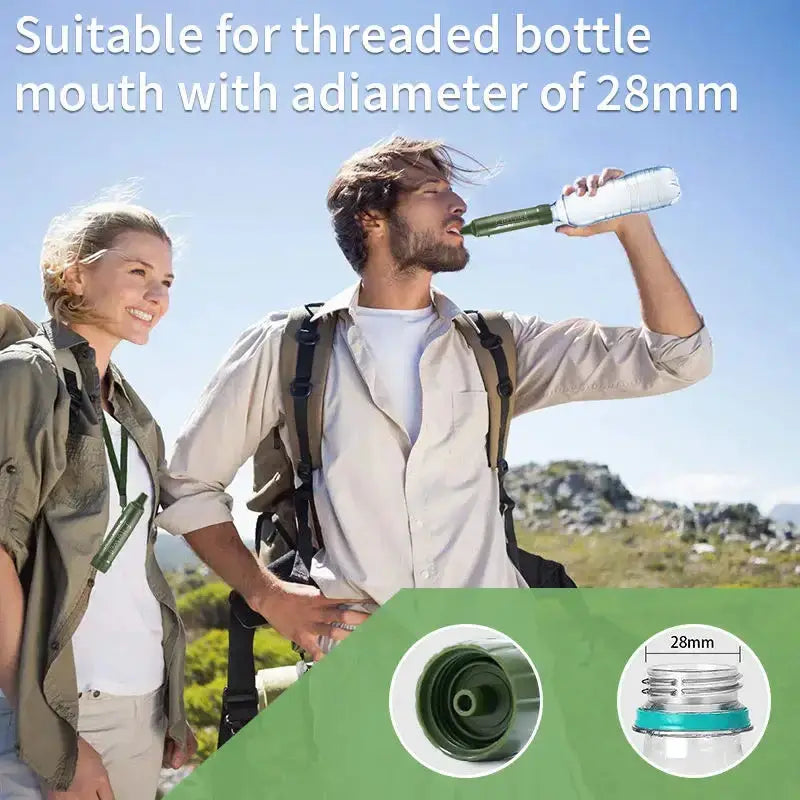Mini Portable Camping Water Filter & Drinking Water Purifier by Habicare