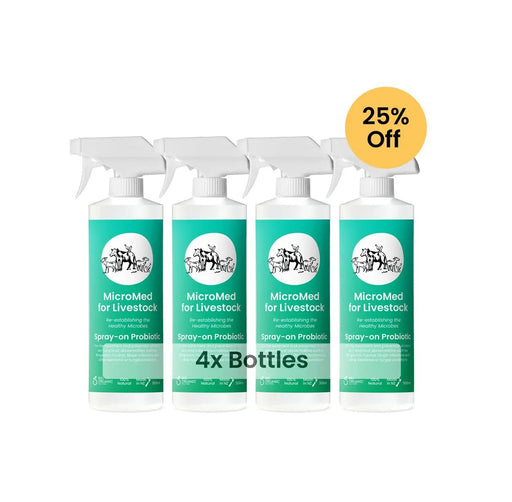 MicroMed for Livestock Acute Care – 4 x 500ml Bundle by MicroMed