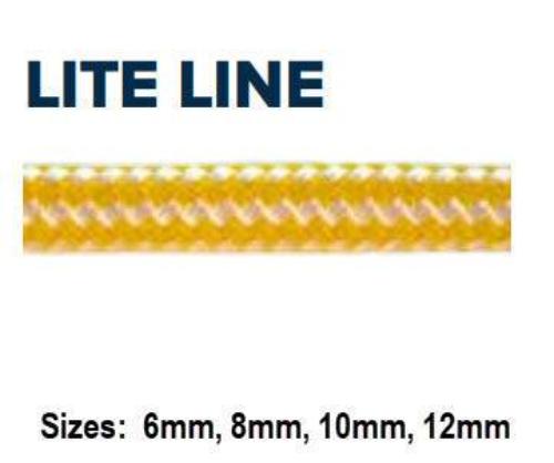 LITE LINE Rope 6mm 8mm 10mm 12mm x the metre - Action Outdoors Kiwi