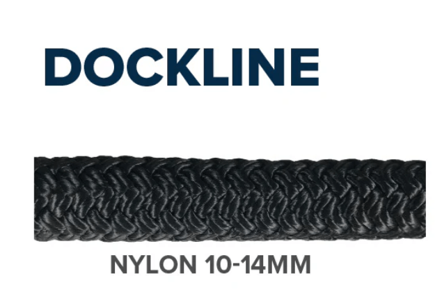 FINELINE Braided Nylon Ropes Nylon Dock Line -100m- Reels x 10 12 14 16 18 20 24mm