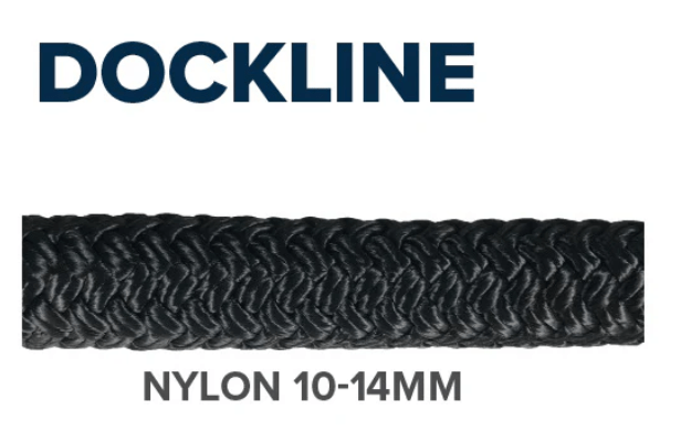 FINELINE Braided Nylon Ropes Nylon Dock Line 8 10 12 14 16 18 20 24mm Dia
