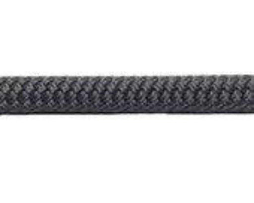 Advantage 20mm double braid rope, black high-strength rope for marine and industrial applications.