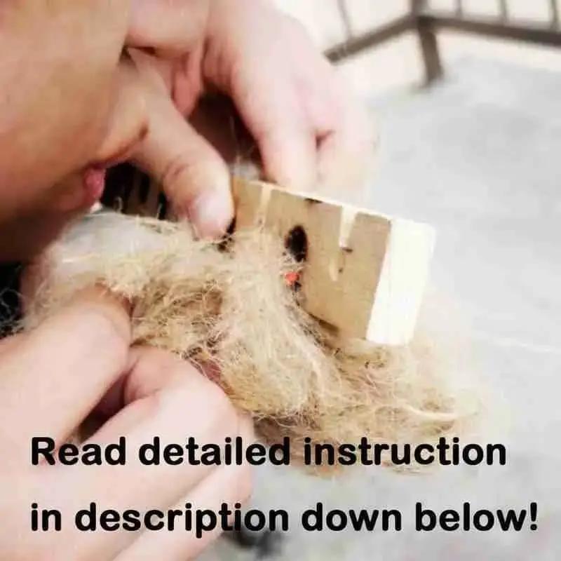 Fire Starter - Natural Jute tinder by 9eight5