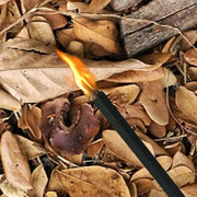 Fire Starter - Tinder Cord with Aluminum Bellow Pipe & Waterproof Wax Wick Hemp by 9eight5