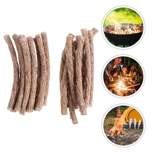 Fire Starter - Tinder Wick (10 pieces in sealed pack) by 9eight5