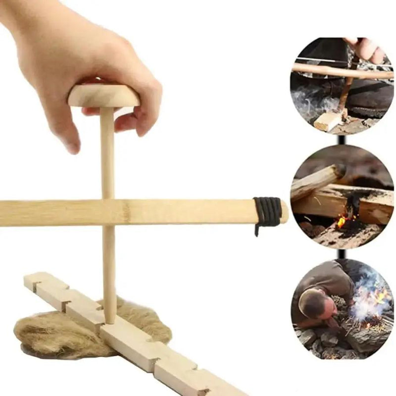 Fire Starter - Wood Bow Drill by 9eight5
