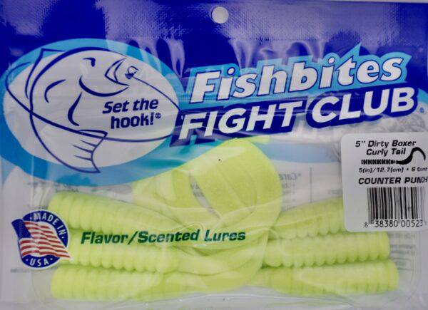 Fishbites Fish bites Counter Punch Fight Club 5″ Dirty Boxer Curly Tail
