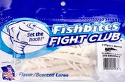 Fight Club 3.5″ Fightin Shrimp packed in a resealable bag for fishing lures, featuring scent for attracting fish.
