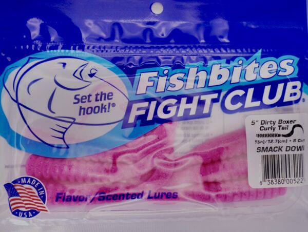 Fishbites Fish bites Smack Down Fight Club 5″ Dirty Boxer Curly Tail