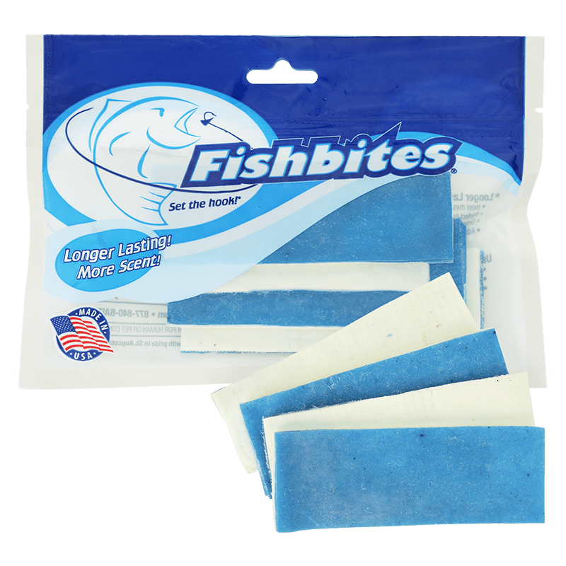 Fishbites Soft Bait Blue/White -0097 EZ Pro Squid