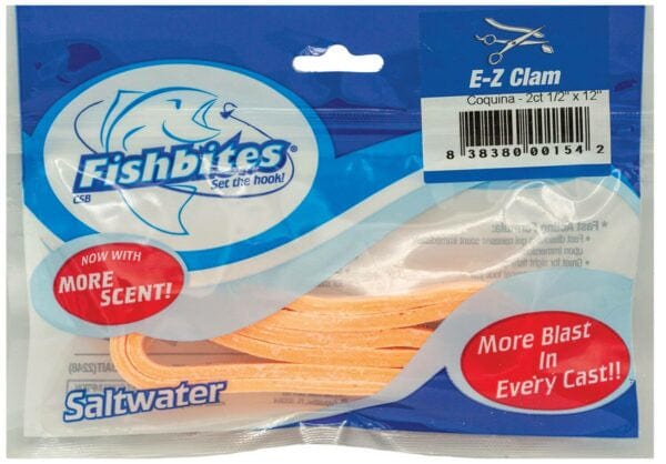 Fishbites Soft Bait EZ Long Lasting Clam Coquina