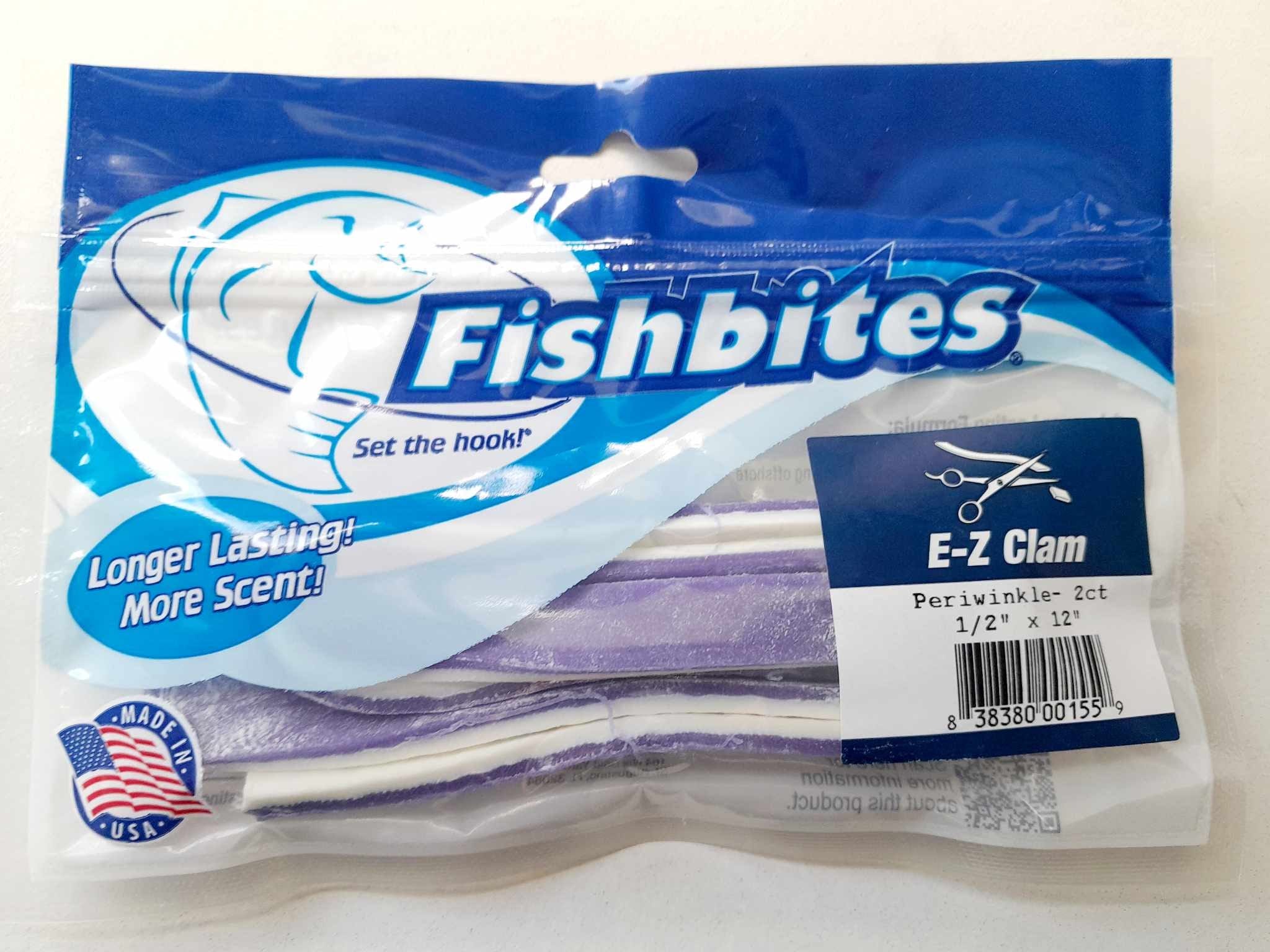 Fishbites Soft Bait EZ Long Lasting Clam Periwinkle