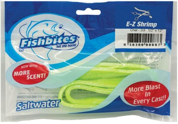Fishbites Soft Bait EZ Long Lasting Shrimp Chartreuse