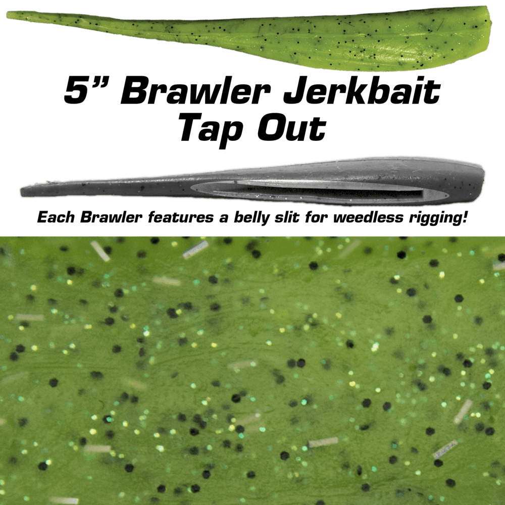 Fishbites Soft Bait Fishbite 5 Inch Brawler Jerkbait - Tap Out