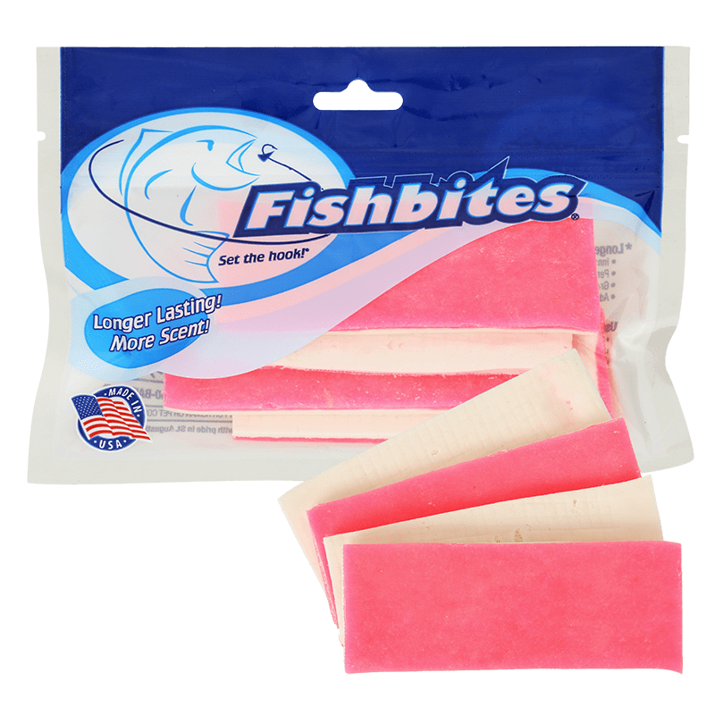 Fishbites Soft Bait Pink/White - 0098 EZ Pro Squid