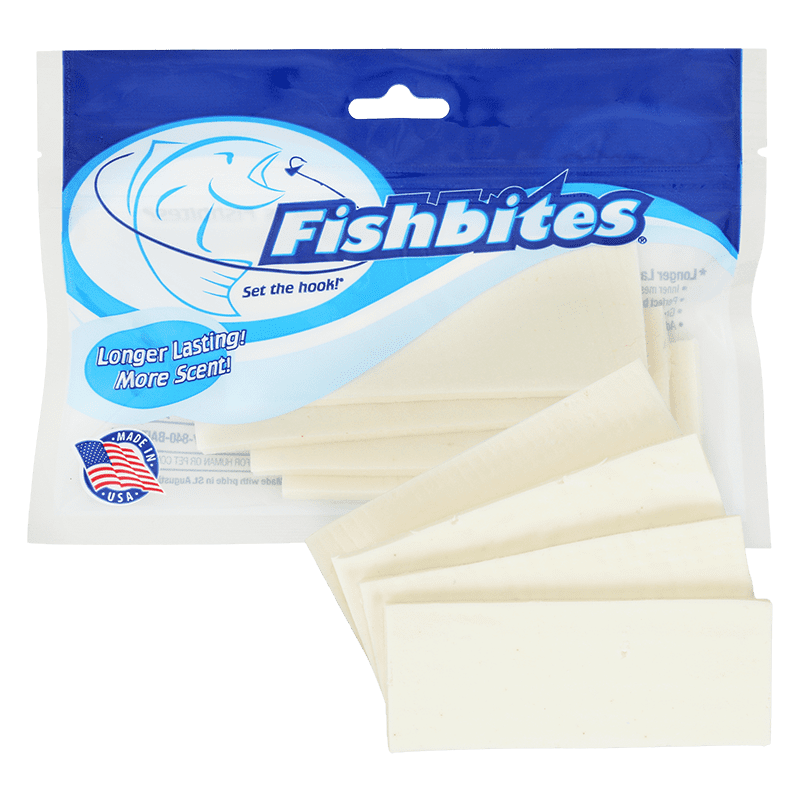 Fishbites Soft Bait White-0099 EZ Pro Squid