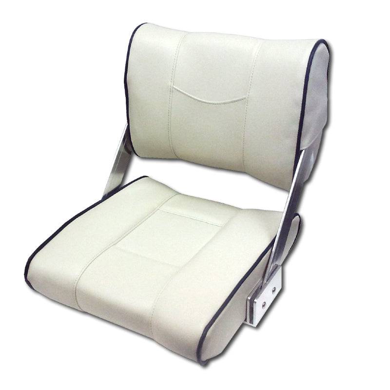 Fisherman Boat Seats Fisherman Deluxe Reversible Back Seat - White