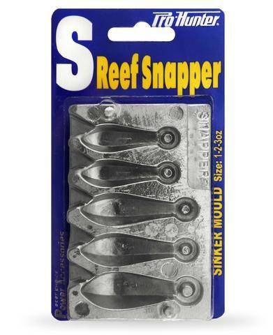 1oz/2oz/3oz Pro Hunter Small Reef Sinker Mould - Action Outdoors Kiwi