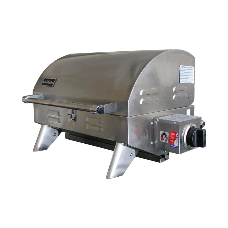 Fishing and Leisure Gas Ovens & Hobs Kiwi Sizzler Gas BBQ - Solid Top 316S/S with Flame Guard