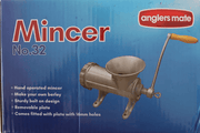 Anglers Mate Bolt On Mincer Size 32 - Hand operated mincer for making your own berley with sturdy design and removable plate.