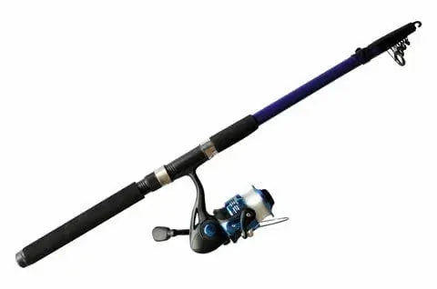 Fishtech 10ft Telescopic Rod with 6000 Spin Reel FT3334 showcasing solid fiberglass construction and EVA grip.