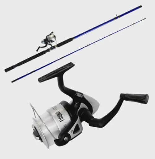 FT2706 Fishtech Rock Combo 9ft 2pce featuring a 6000 spin reel and solid fiberglass rod.