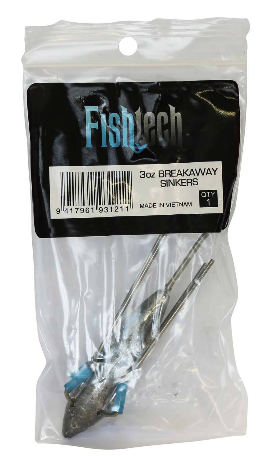 Fishtech Breakaway Sinker 3oz (1 per pack) - Action Outdoors Kiwi