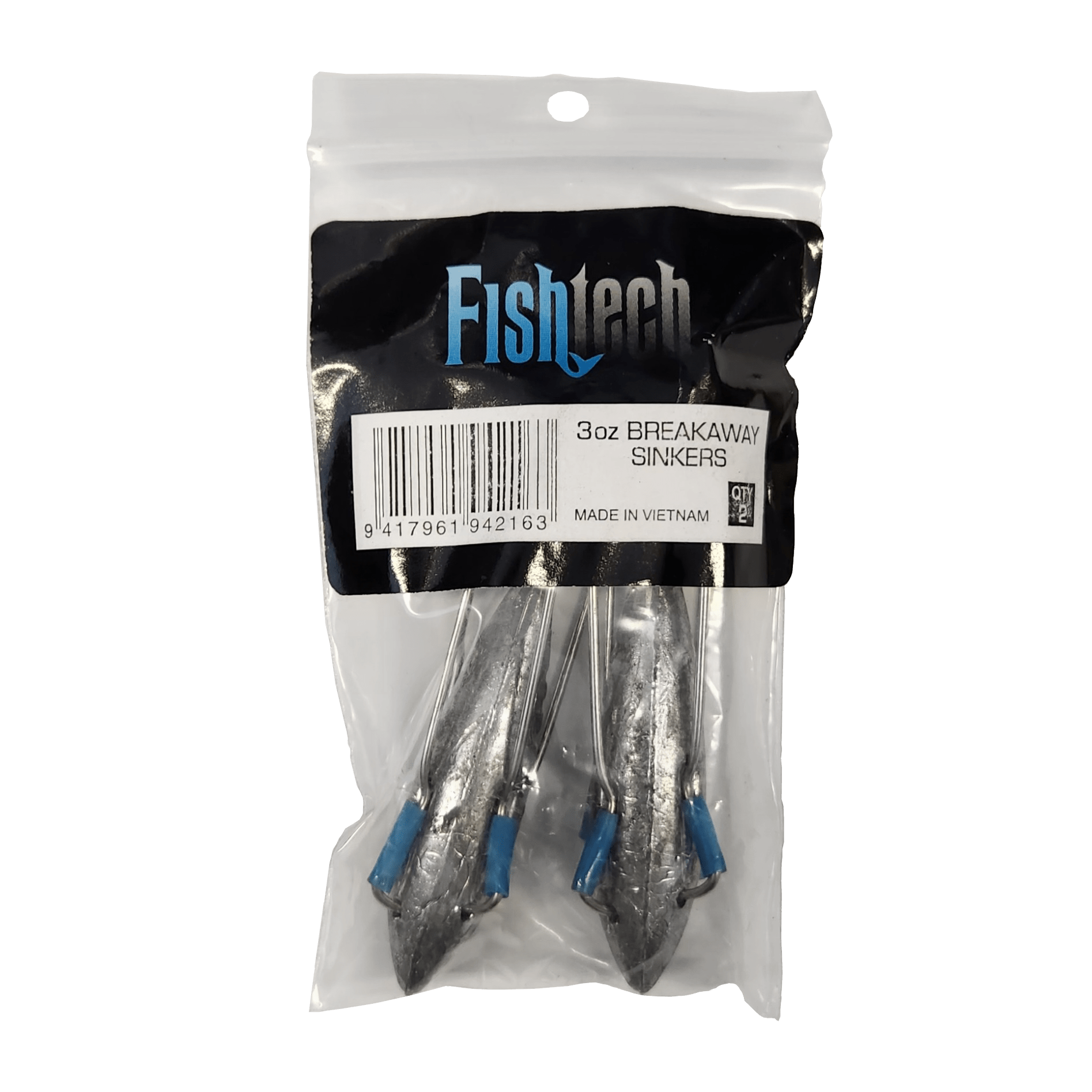 Fishtech Breakaway Sinkers 3oz (2 per pack) - Action Outdoors Kiwi