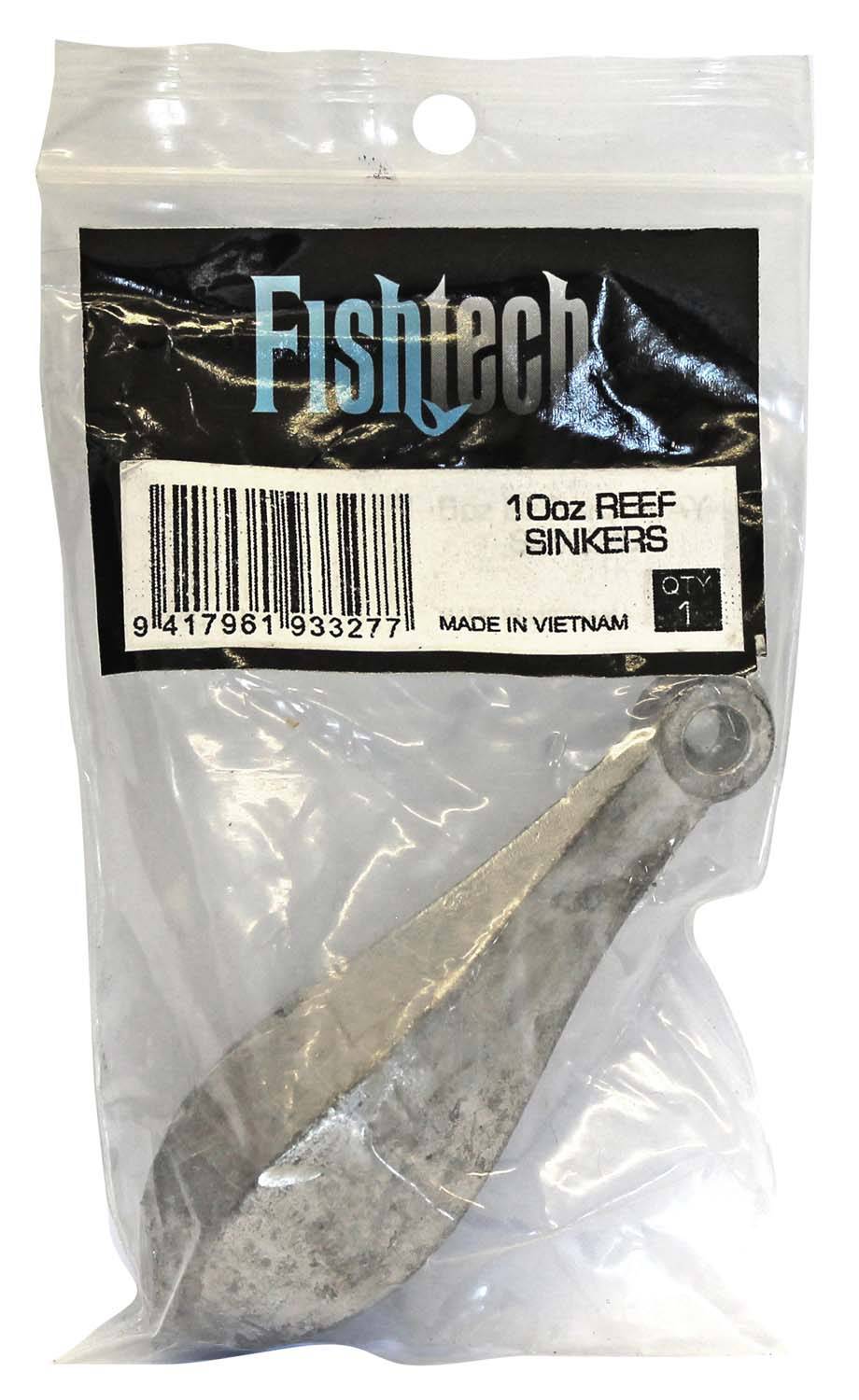 Fishtech Reef Sinker 10oz (1 per pack) - Action Outdoors Kiwi