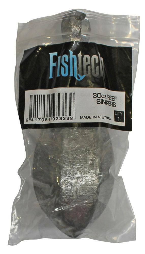 Fishtech Reef Sinker 30oz (1 per pack) - Action Outdoors Kiwi