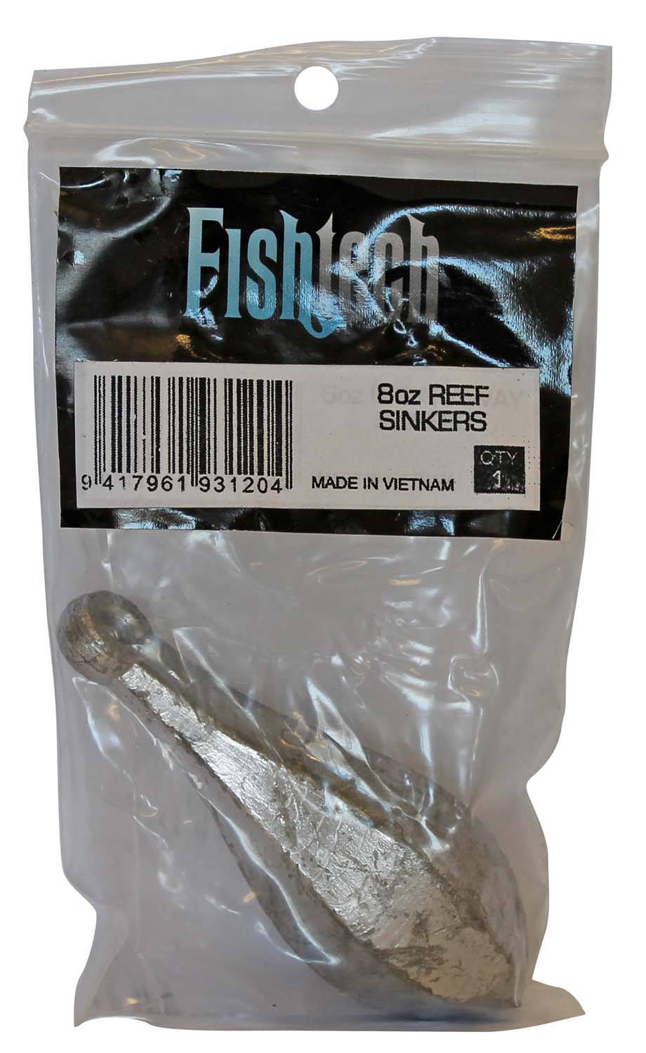 Fishtech Reef Sinker 8oz (1 per pack) - Action Outdoors Kiwi