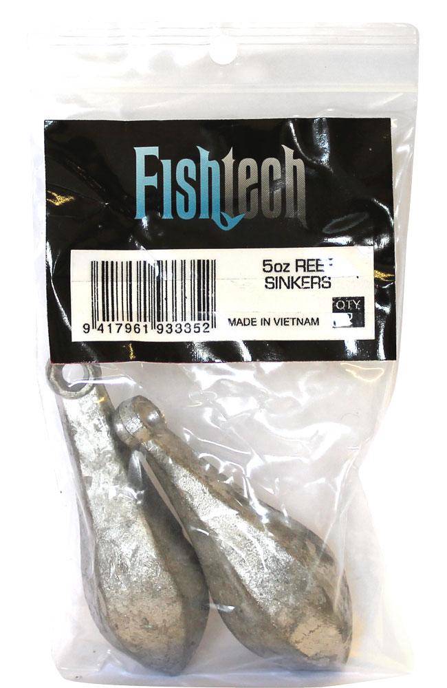 Fishtech Reef Sinkers 5oz (2 per pack) - Action Outdoors Kiwi