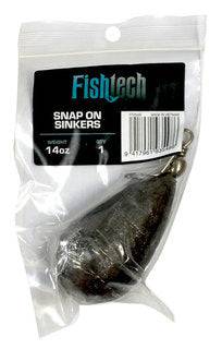 Fishtech Snap On Sinker 14oz (1 per pack) - Action Outdoors Kiwi