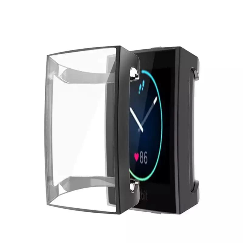 Protective Case for Fitbit Charge 3 / 4 (Black) by That Watch Shop