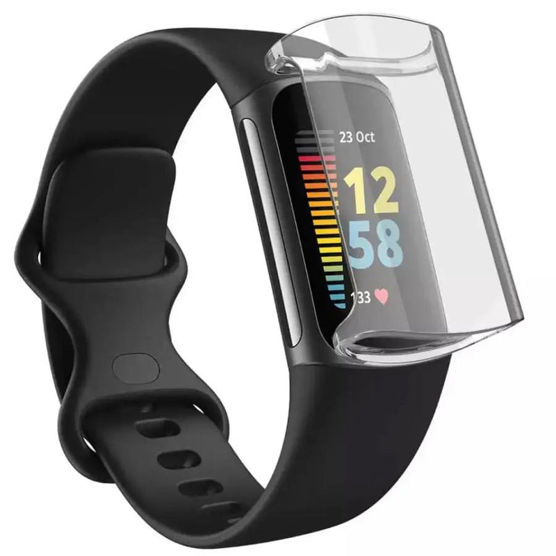 Protective Case for Fitbit Charge 5 (Clear) by That Watch Shop