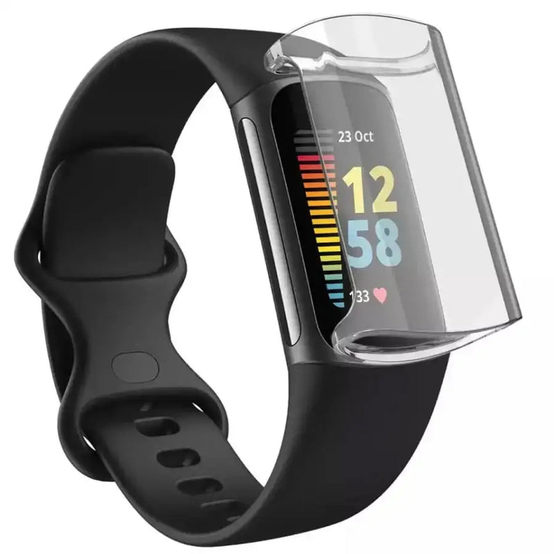 Protective Case for Fitbit Charge 5 (Clear) by Habicare