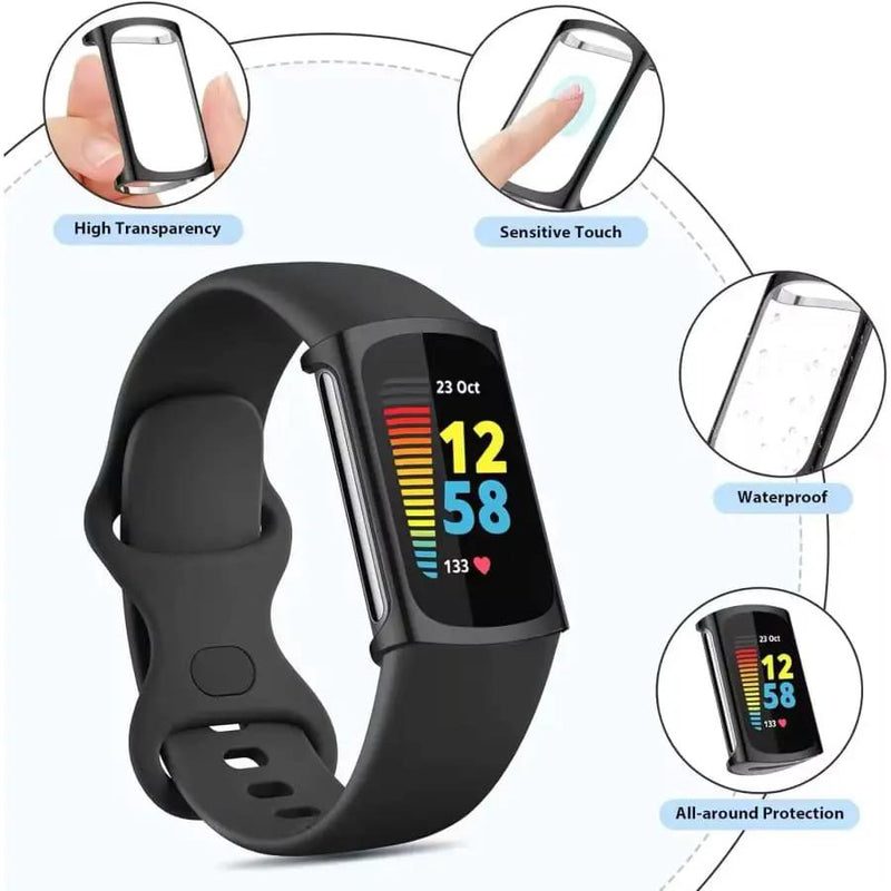 Protective Case for Fitbit Charge 6 (Clear) by That Watch Shop