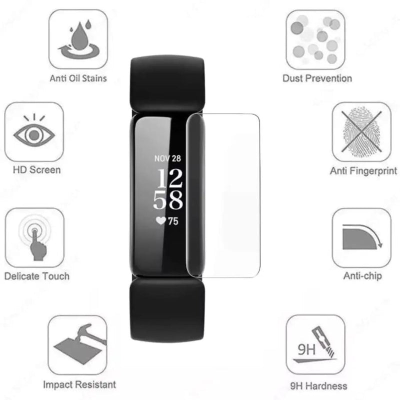 Hydrogel Screen Protectors for Fitbit Inspire 2 (Pack of 6) by That Watch Shop